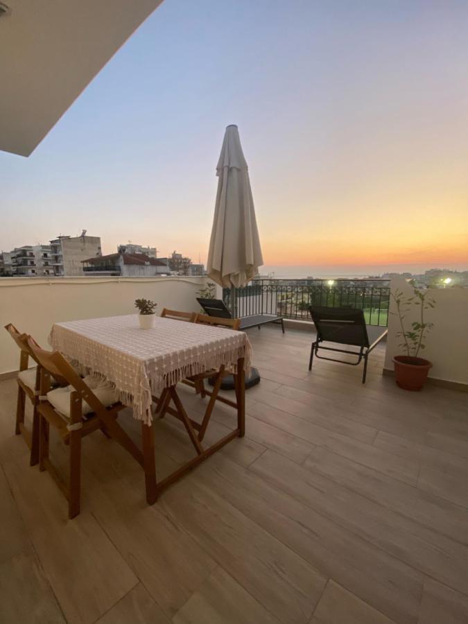 Sunset Rooftop Apartment Солун Екстериор снимка