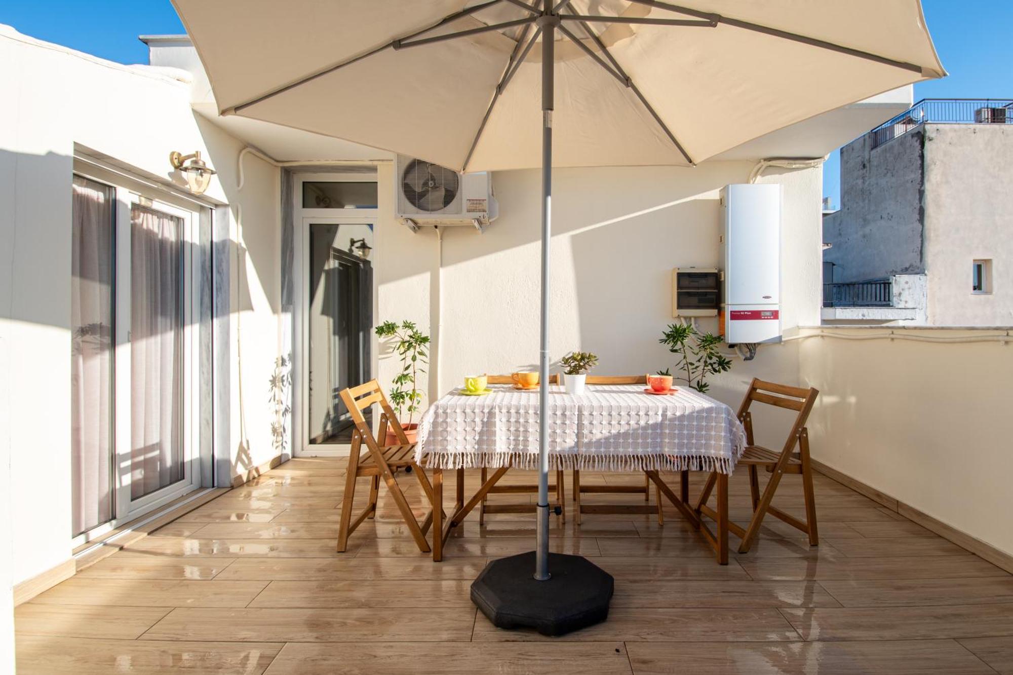 Sunset Rooftop Apartment Солун Екстериор снимка